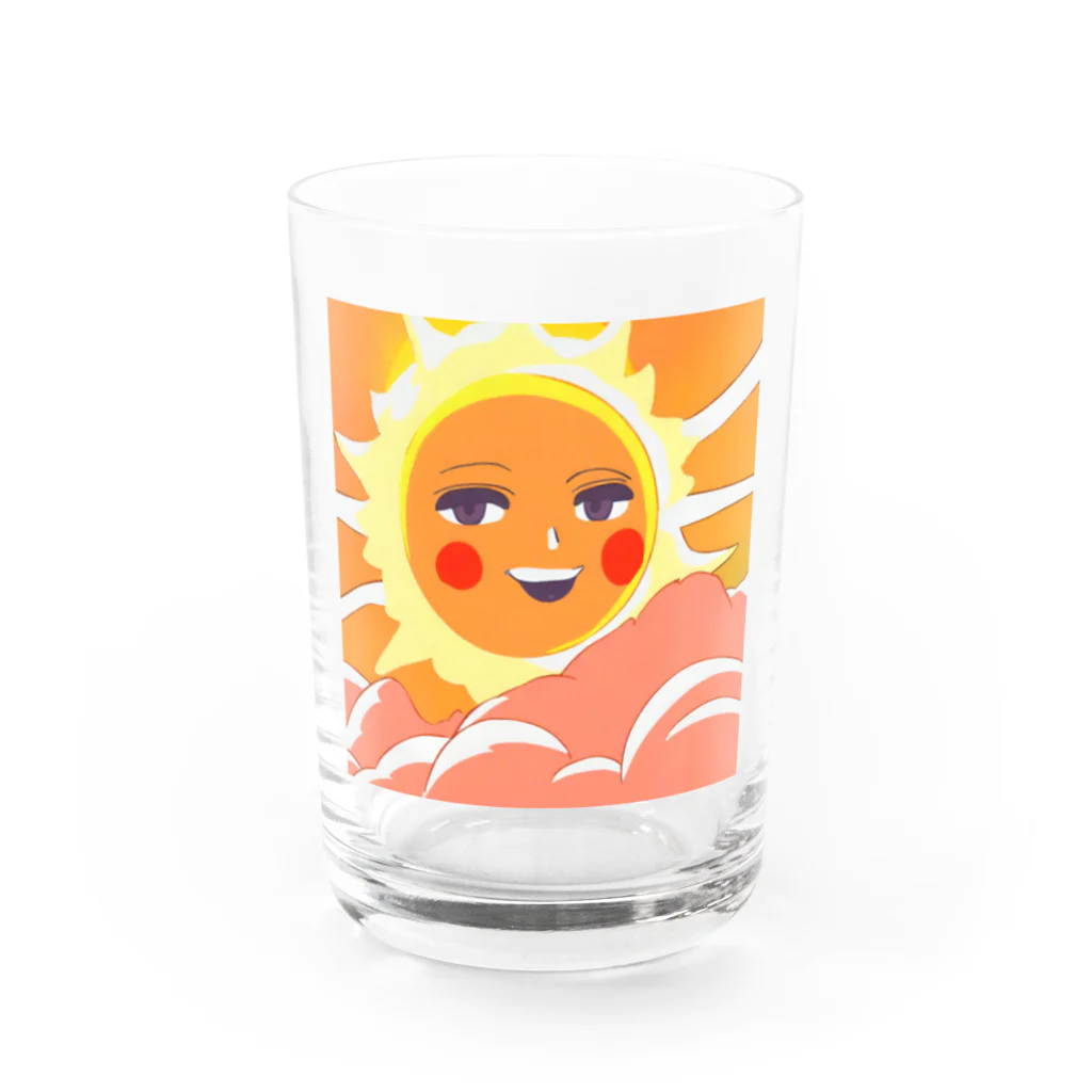 Kousuke2の太陽のように明るく元気よく Water Glass :front