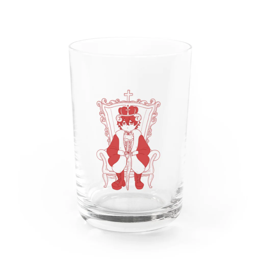 𝕀 𝕙𝕒𝕧𝕖の♈ / EMPEROR Water Glass :front