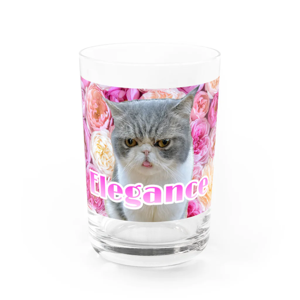 ChuChuChu♡のエレガンス猫 ～ヌコ～ Water Glass :front