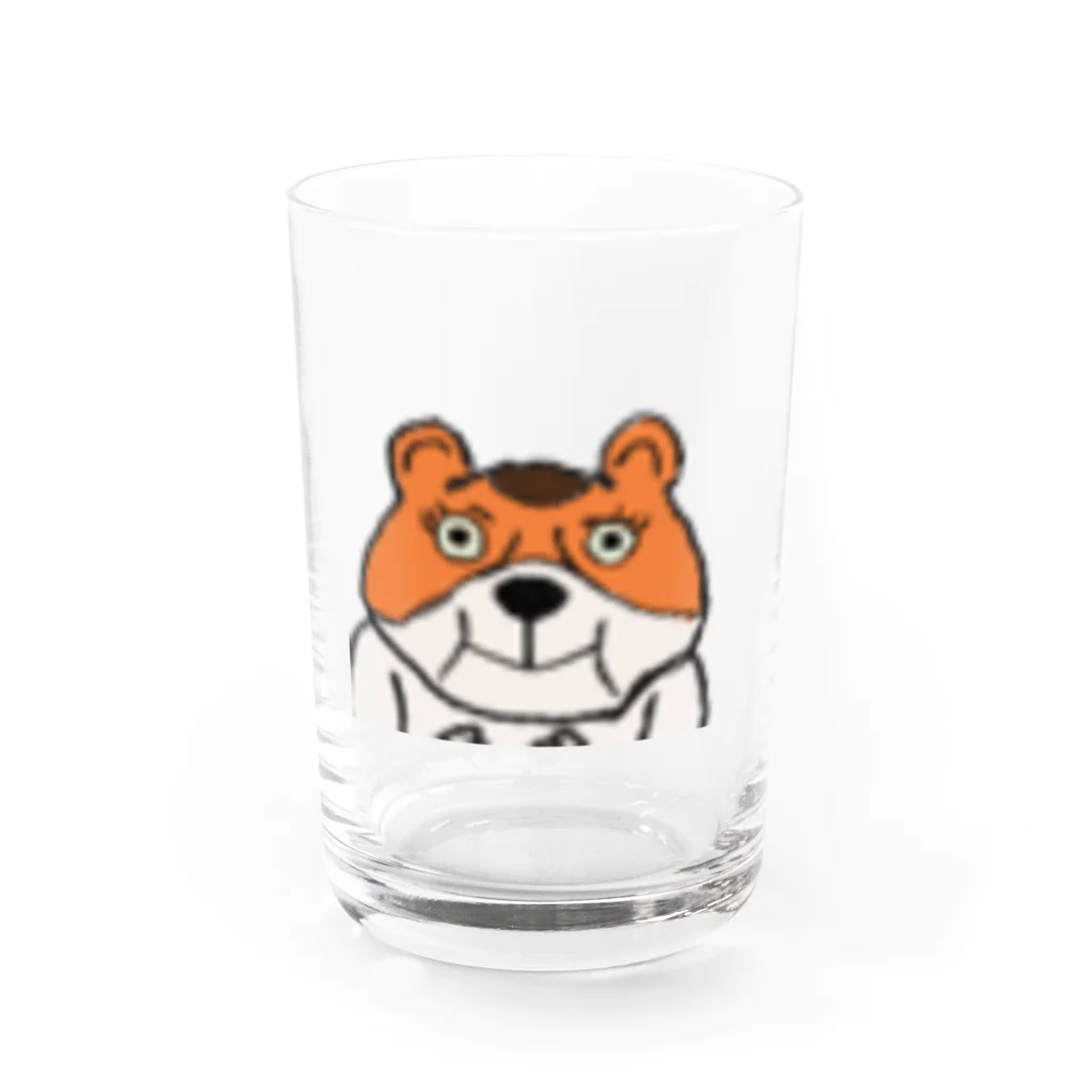 デカい公スターのおじハム Water Glass :front