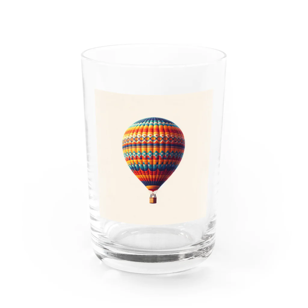 podotataのカラフル気球 Water Glass :front