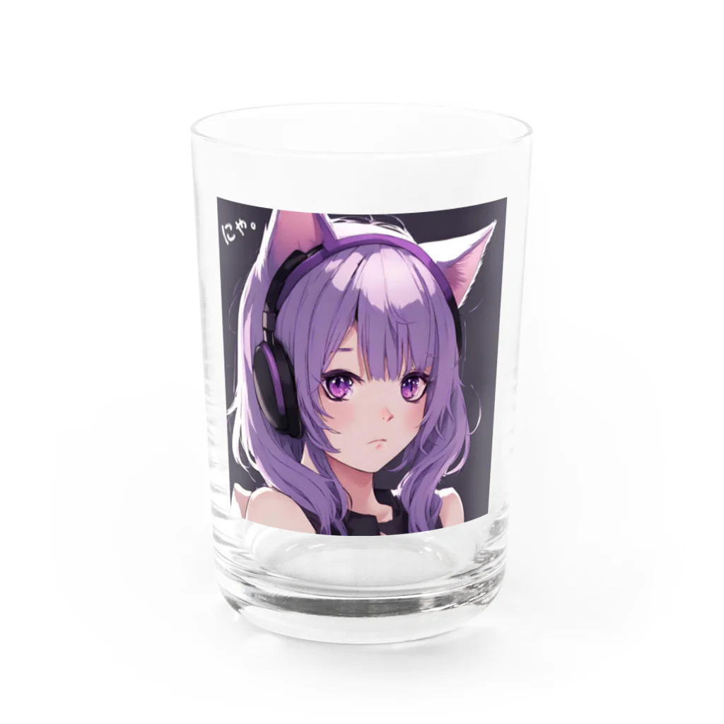 nukojiroの猫耳系女子 Water Glass :front