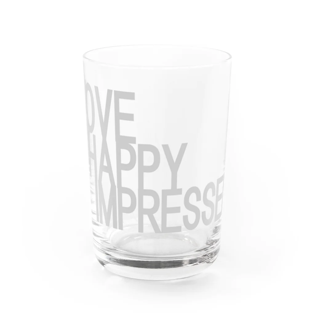 ainarukokoroの愛　幸せ　感動　love　happy　impressed Water Glass :front