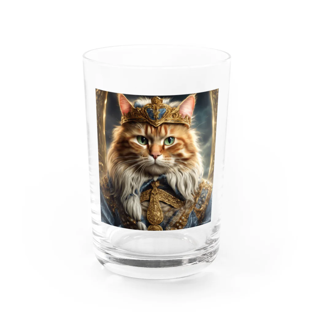 だんのんの猫王国の王様 Water Glass :front