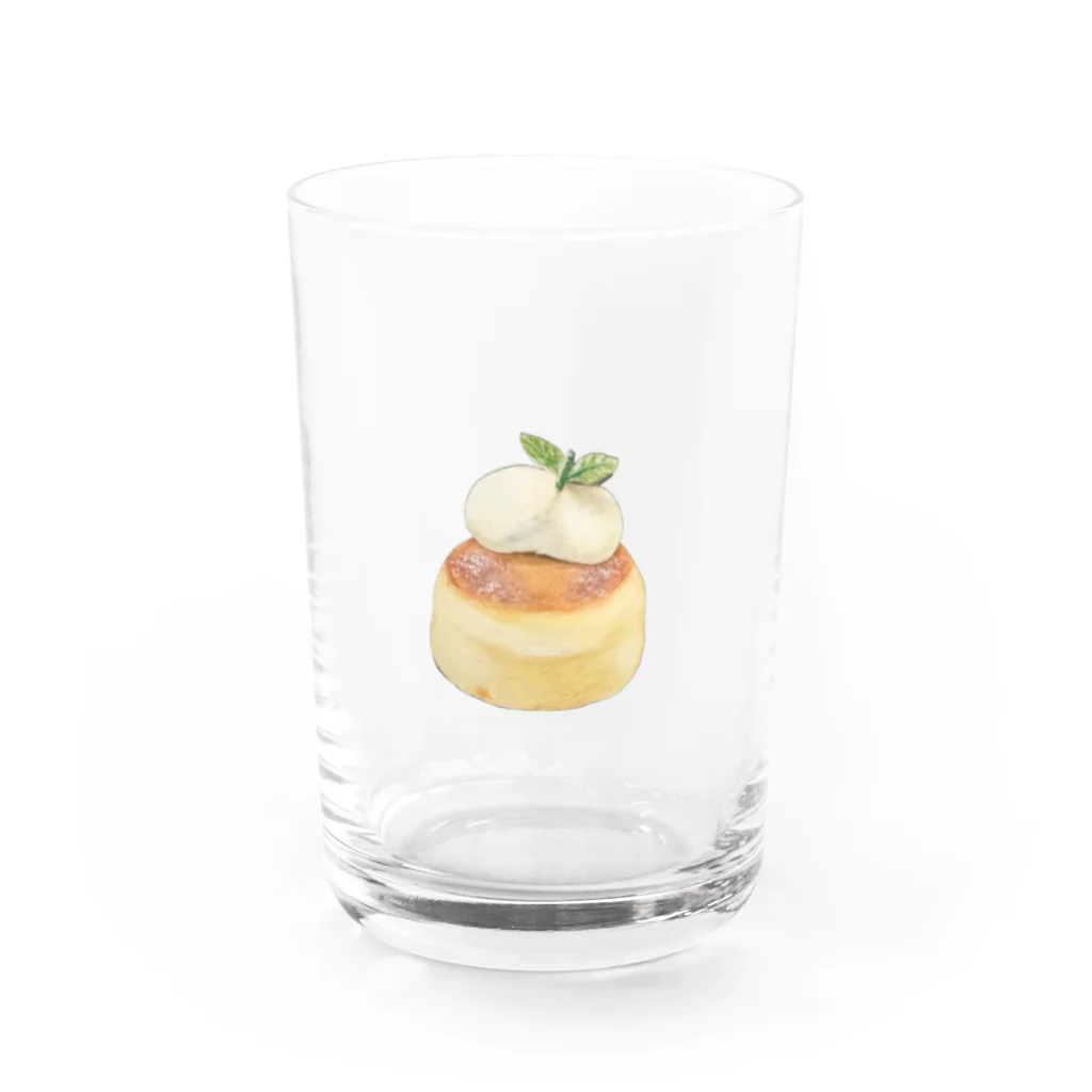 soramukiのスフレパンケーキ Water Glass :front