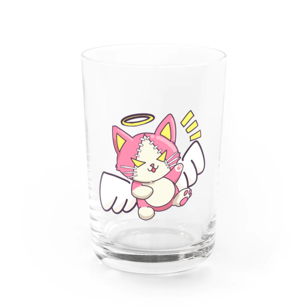 トゥナイト★YUKIのタロットキャット　ネネ Water Glass :front