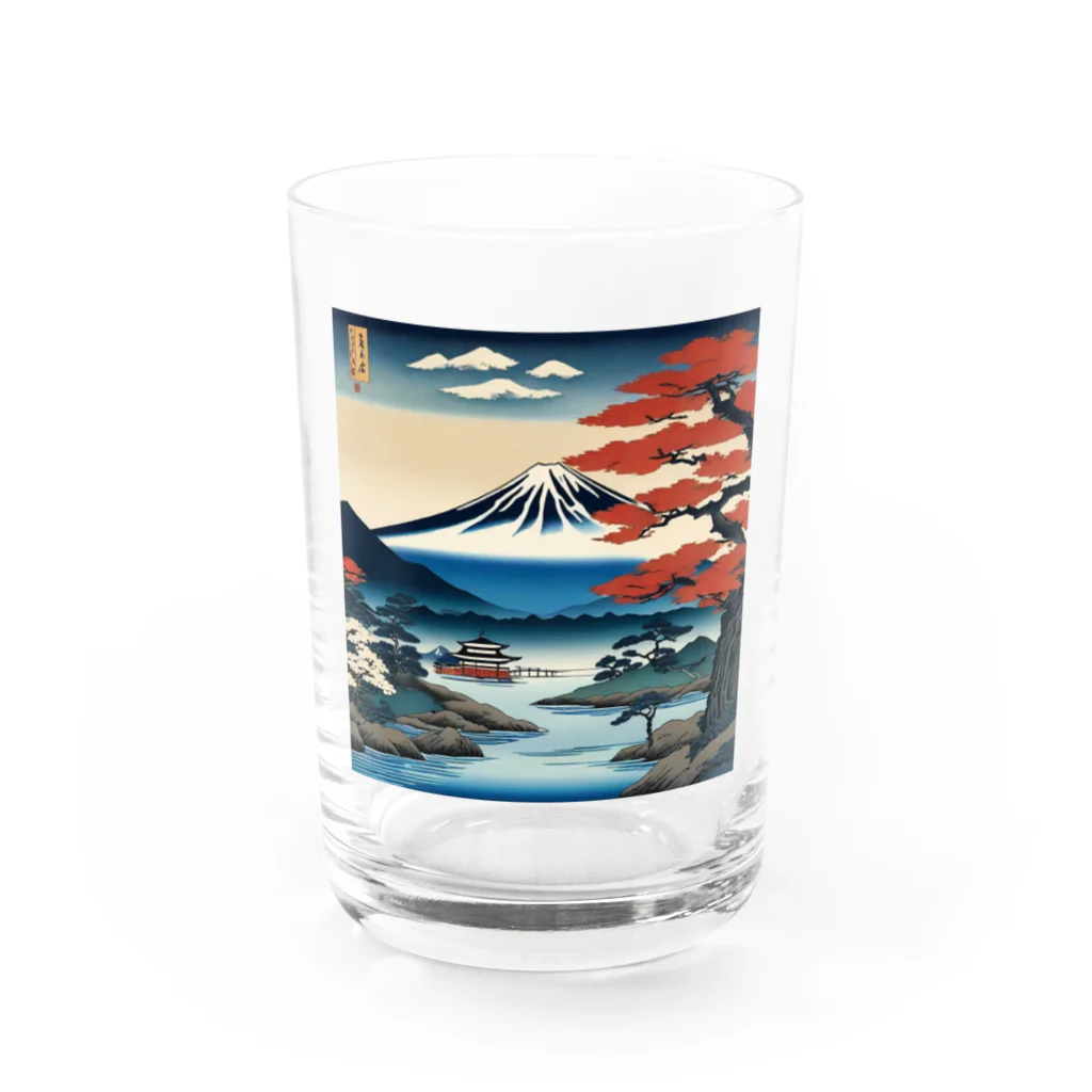 Ikinuke collection Caseの日本の文化 Water Glass :front