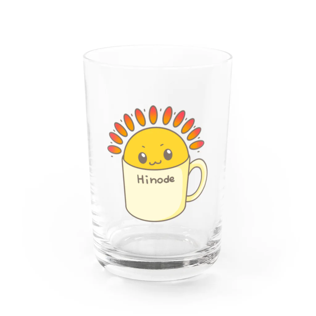 HINODE_SEKIの就労支援Hinode Water Glass :front