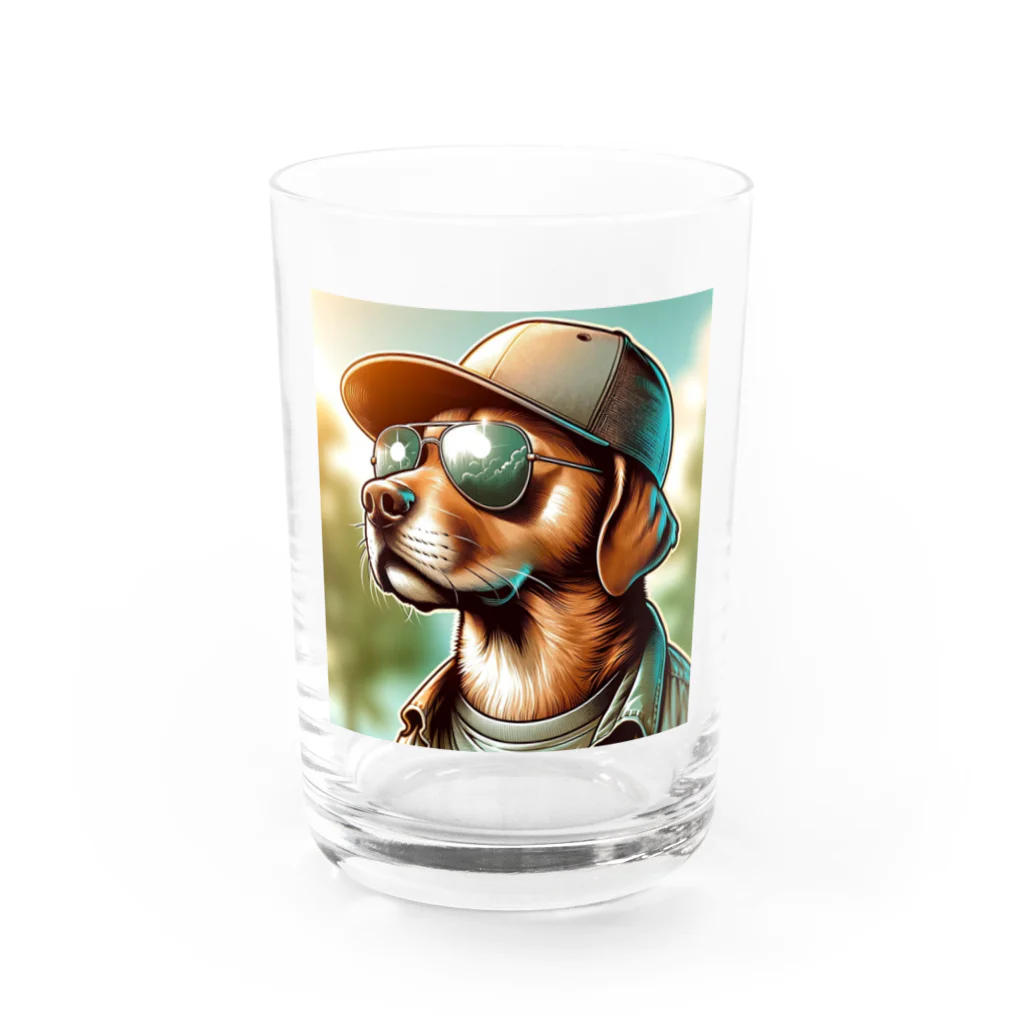 キャップ犬専門店のキャップ犬7 Water Glass :front