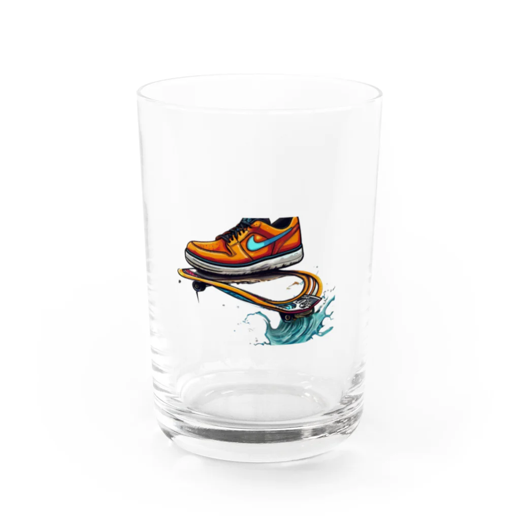 スケサー君のスケサー君 Water Glass :front