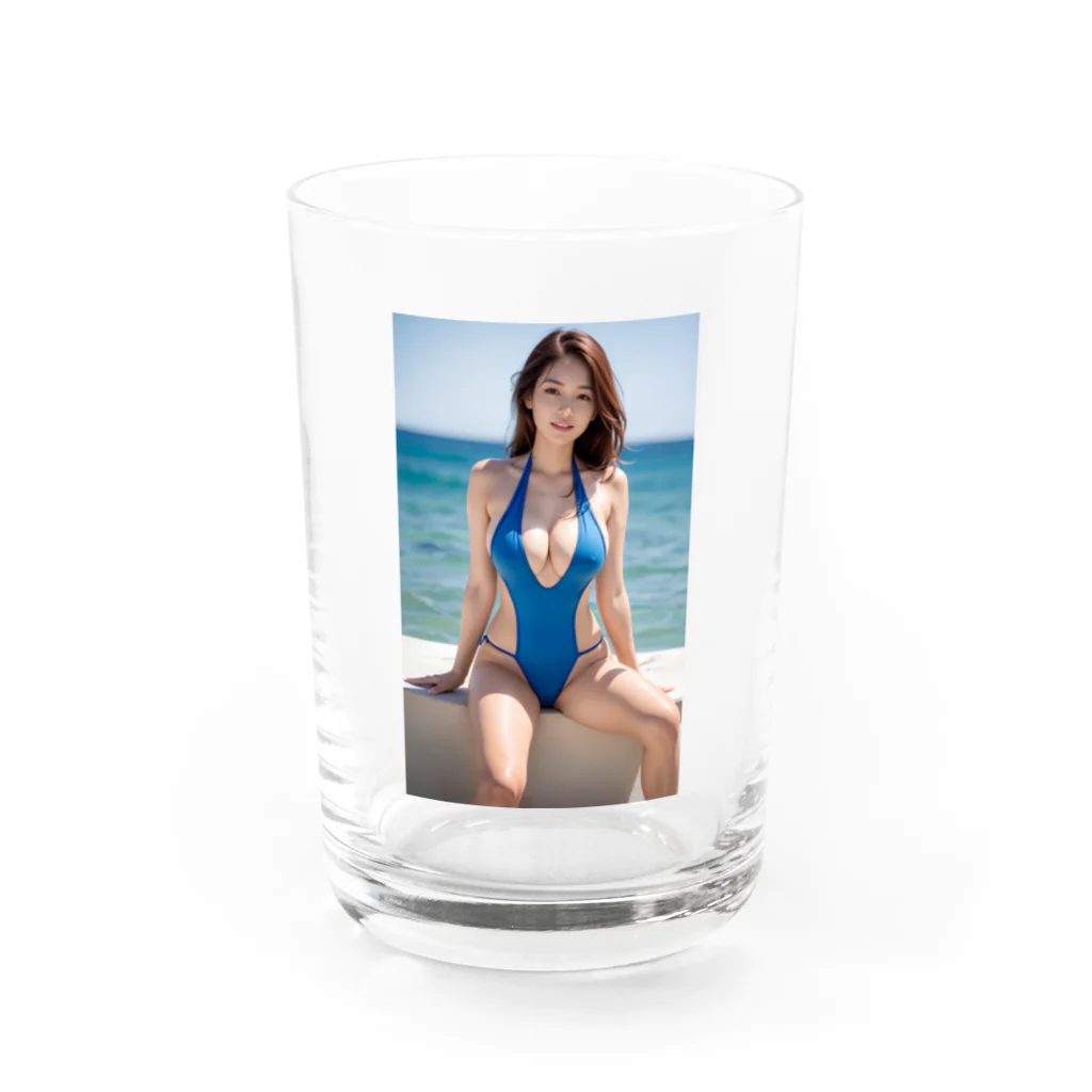 kamakirin011のAI美女の水着姿 Water Glass :front