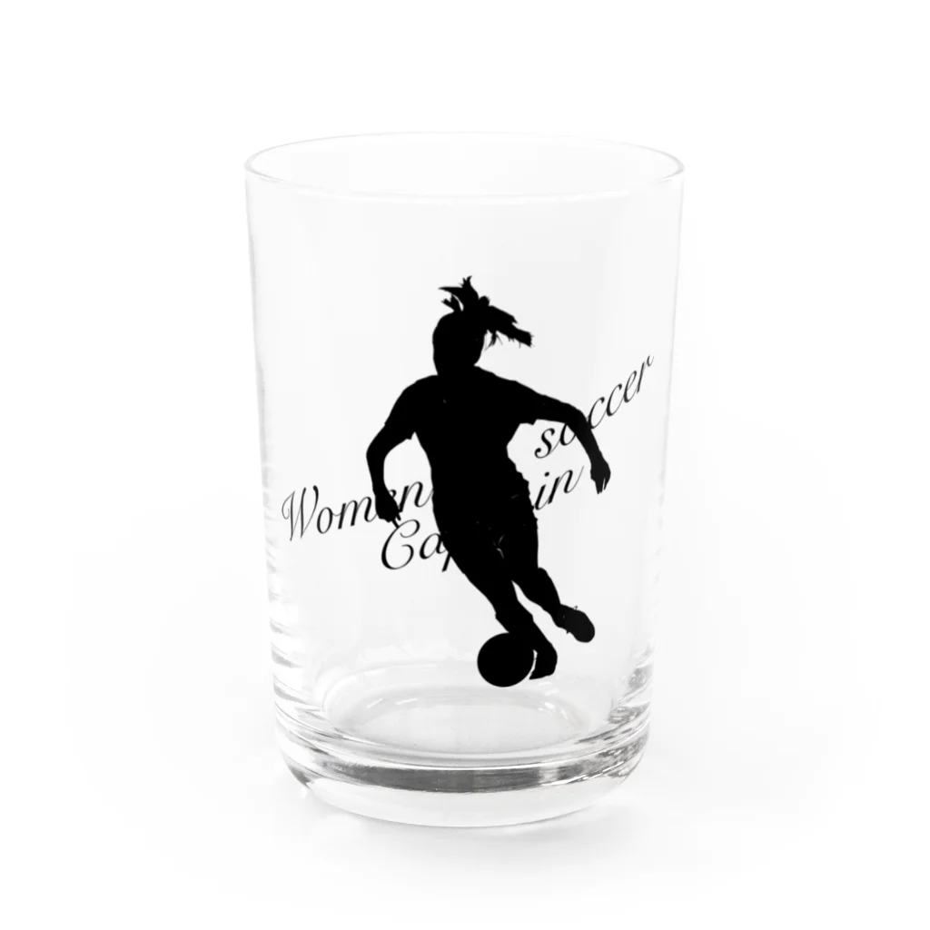 JAPAすぷのwomen’s soccer captain 起点 Water Glass :front