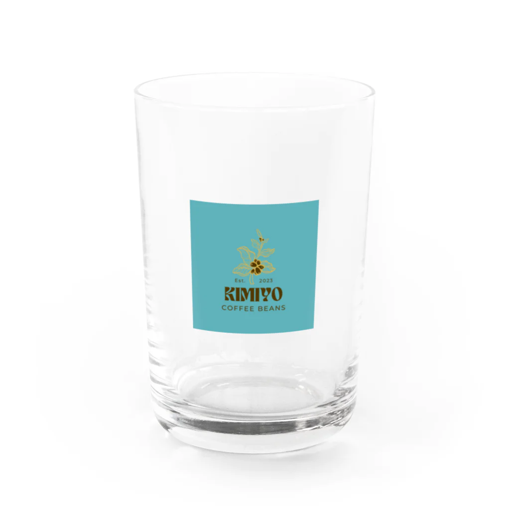 KIMIYO COFFEE BEANSのKIMIYO COFFEE BEANSの初期ロゴ Water Glass :front