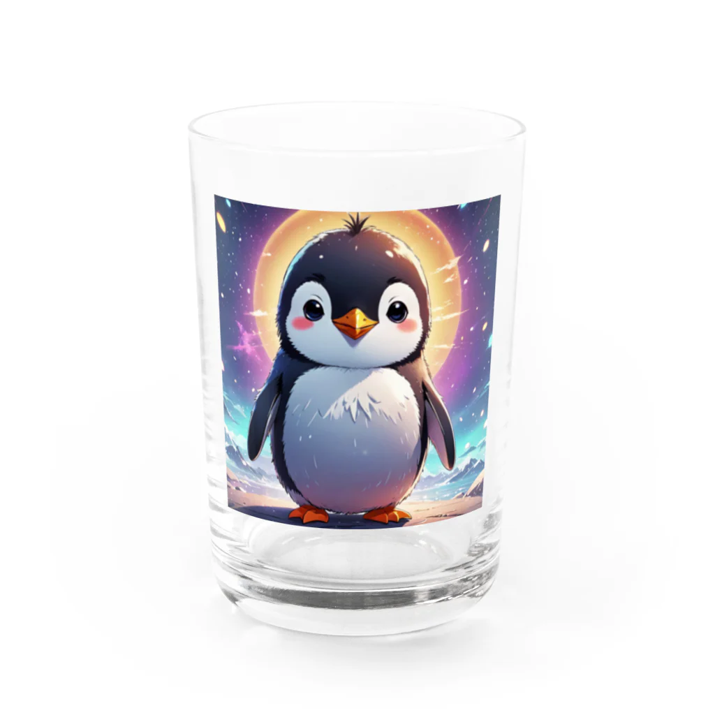 A－spphireのキュートペンギン グラス前面