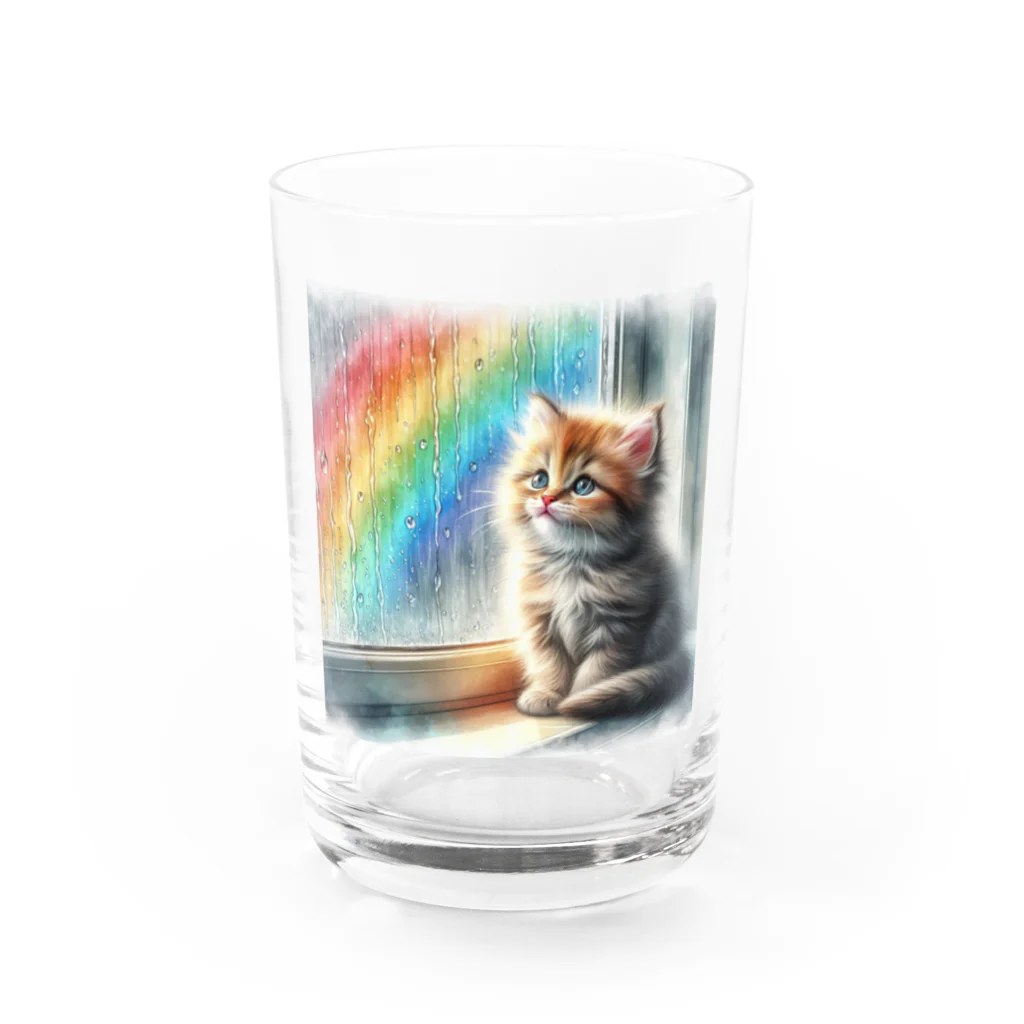 Akiraの猫 Water Glass :front