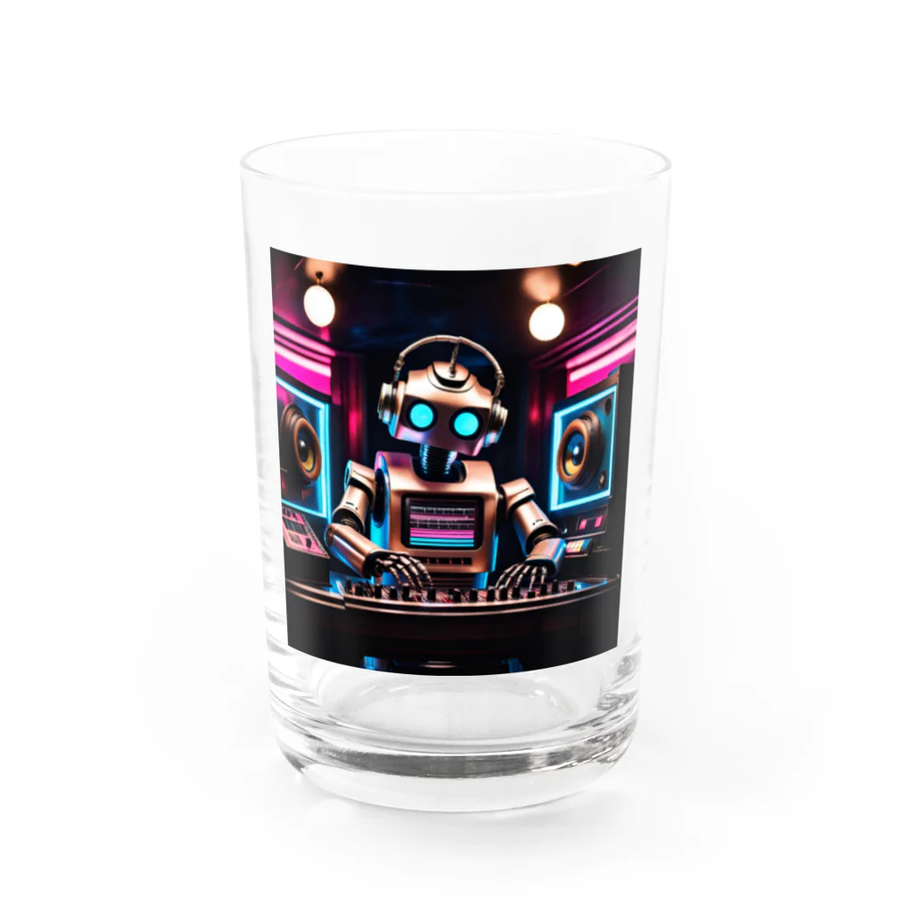 パワドラのDJロボット1 Water Glass :front