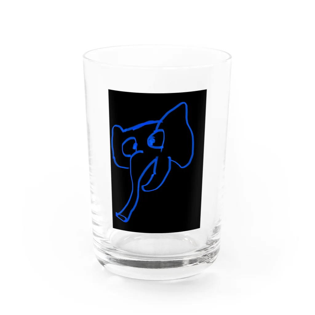 shabadabakayouのキマっちゃってるゾウ Water Glass :front