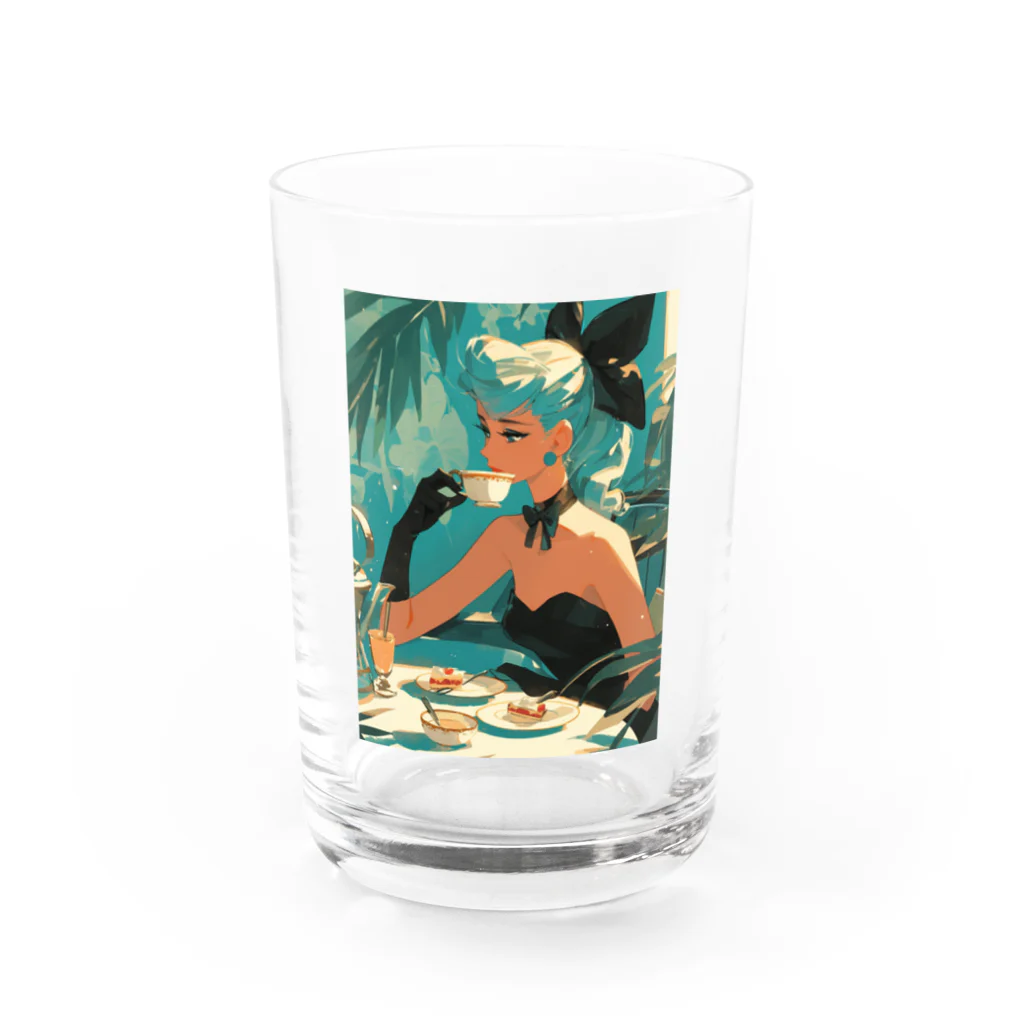 AQUAMETAVERSEのティファニーでお茶を　Hime  2530 Water Glass :front