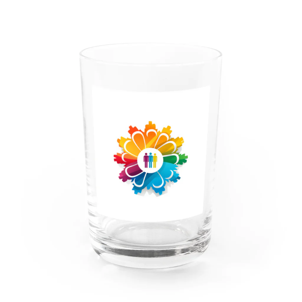 juten8の組合ロゴマーク Water Glass :front