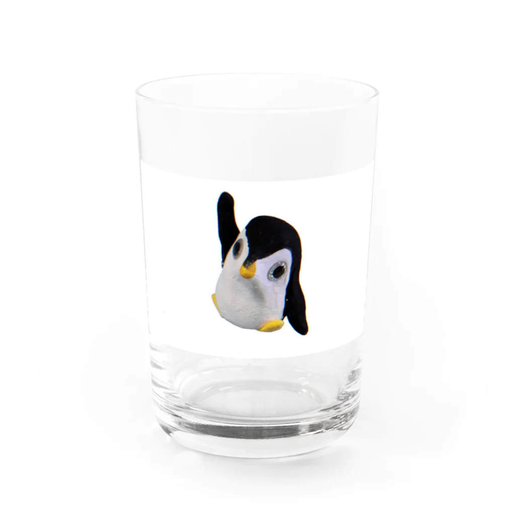 yisのゆるかわペンギン Water Glass :front