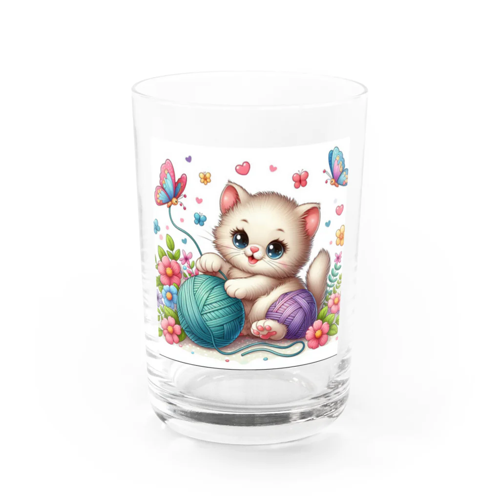 Akiraの猫 Water Glass :front