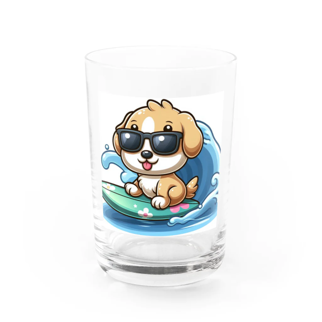 キューピットのふてくされワン Water Glass :front