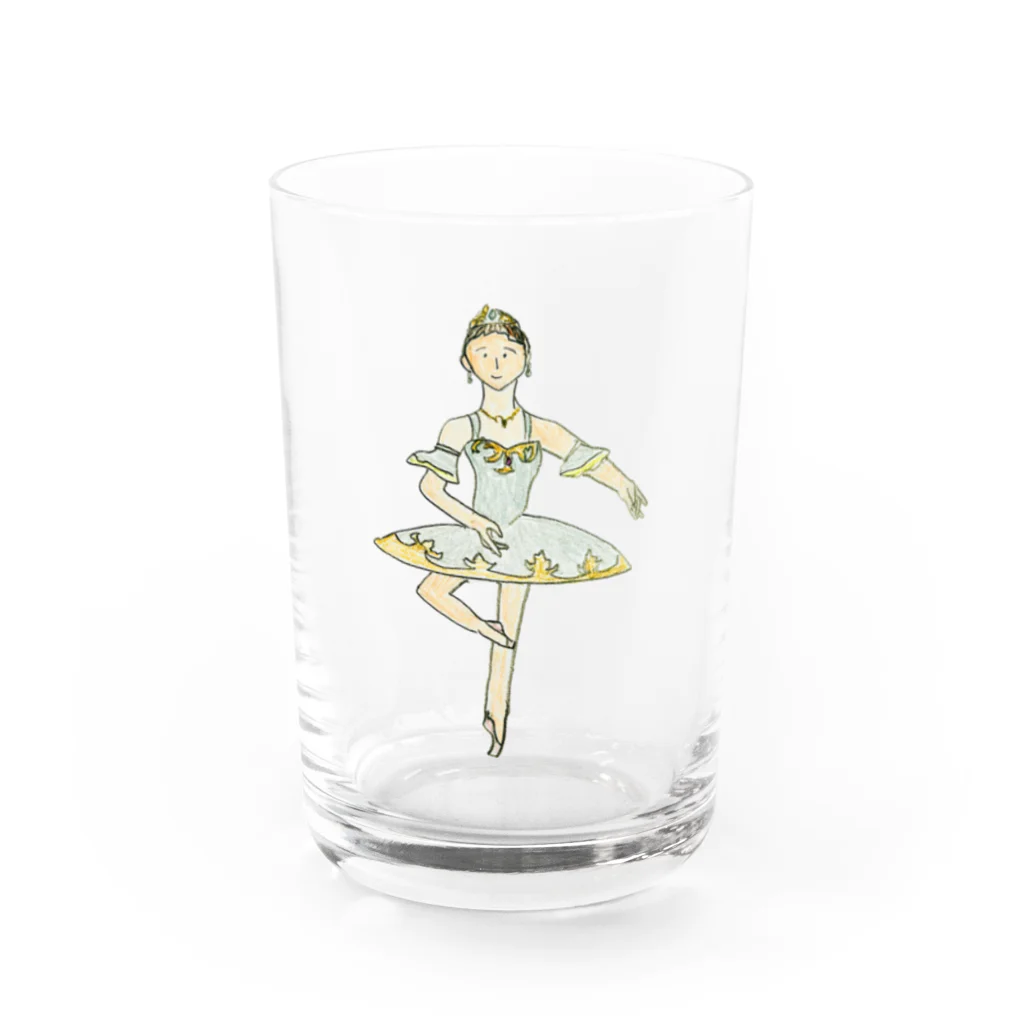 jumpyの好きなものたちのThe Sleeping Beauty Water Glass :front