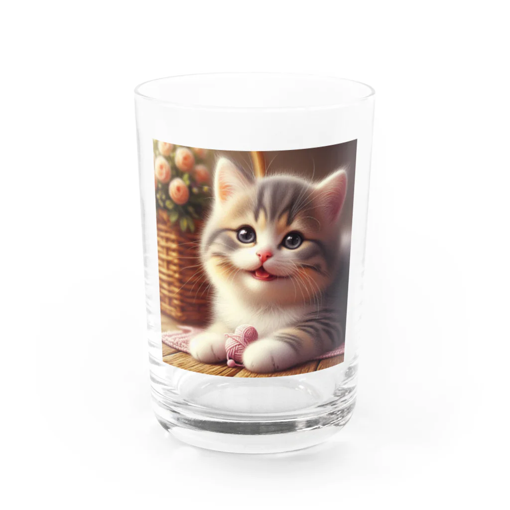 kangekiの遊ぶにゃんこNo.4 Water Glass :front