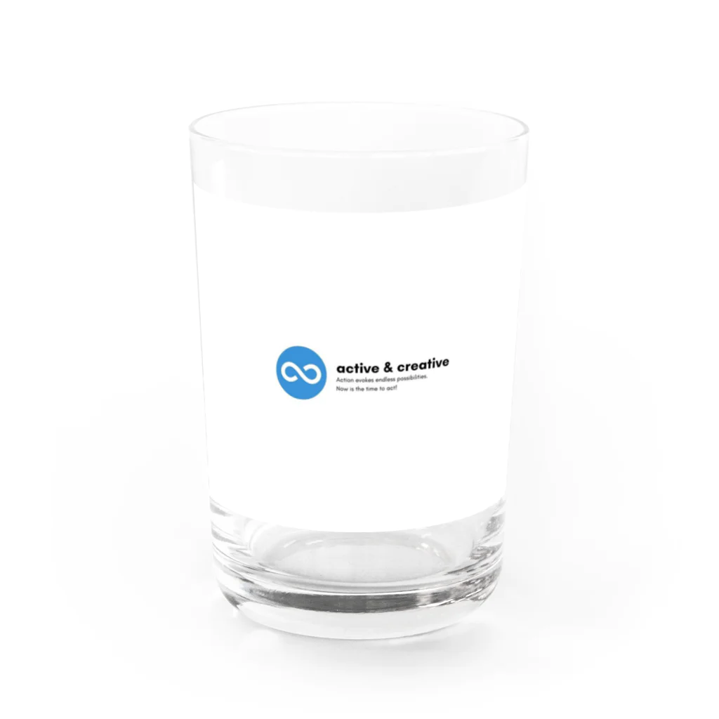 smartguyのactive & creative Water Glass :front