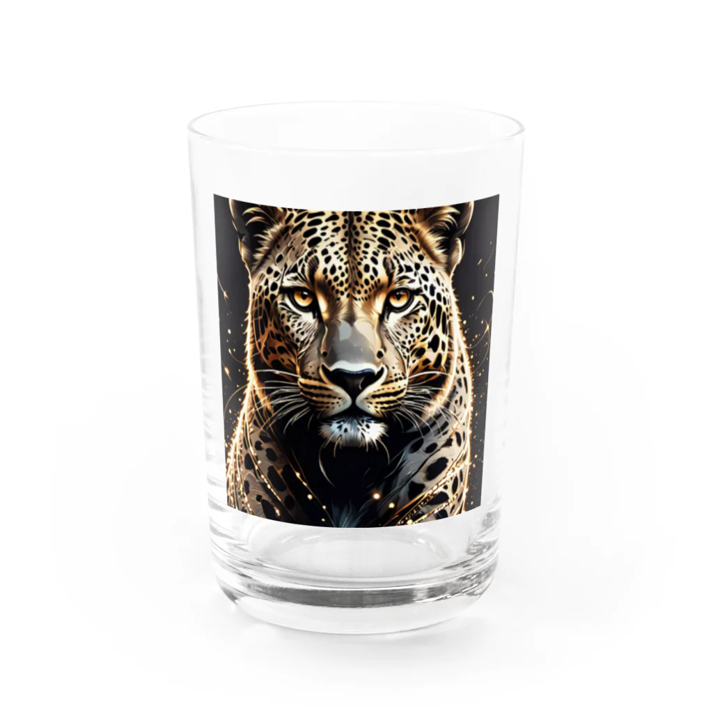 ritomomijiのヒョウ6 Water Glass :front