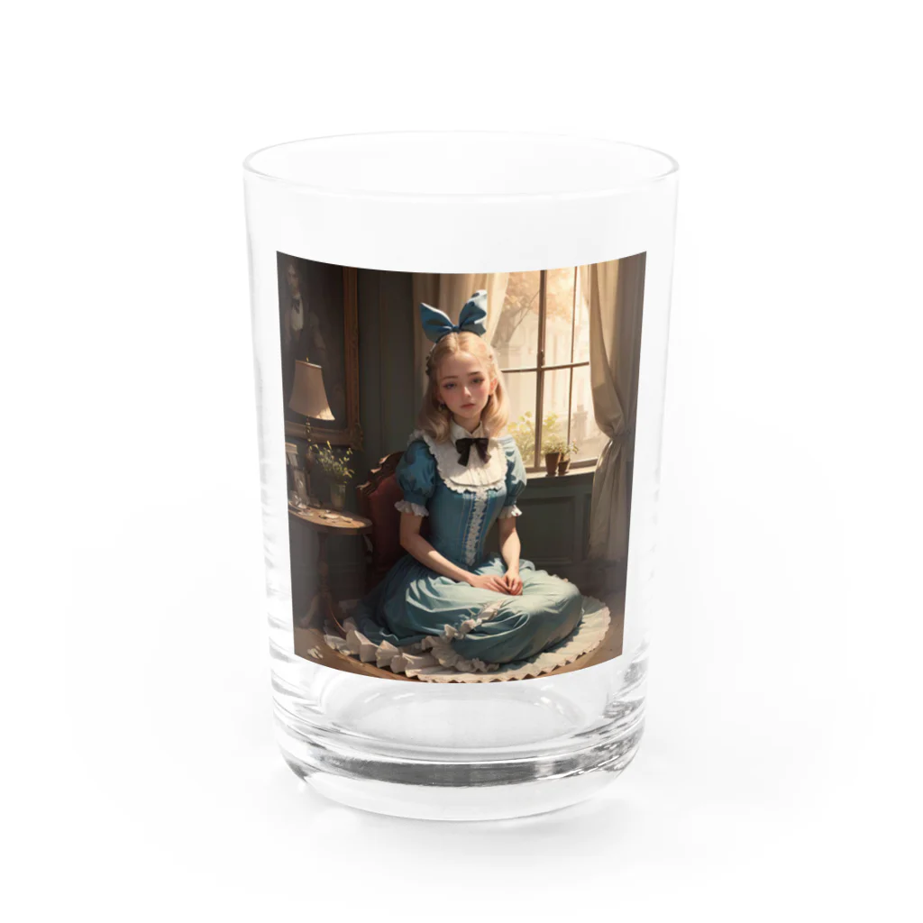 LONGSTONEのアリスインワンダーランド Water Glass :front