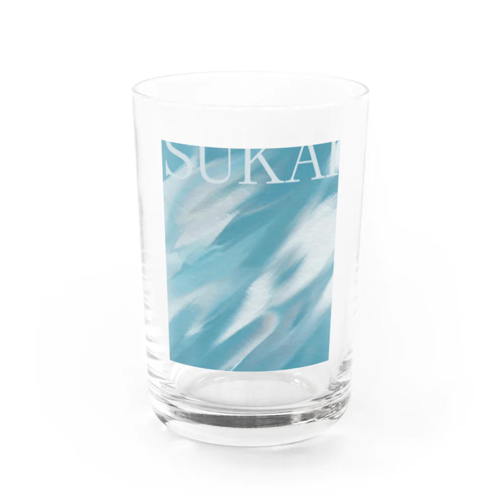 納豆ごはんのSUKAI Water Glass :front