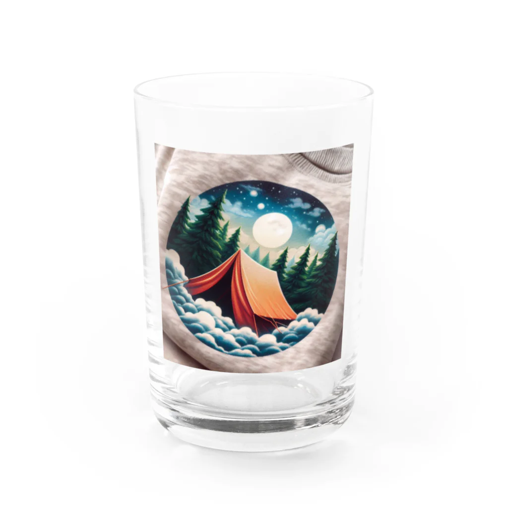 Taiyooooのテントくん Water Glass :front