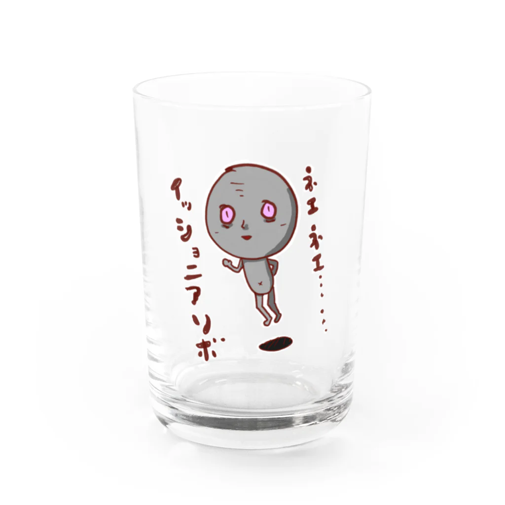 SUKI_KAPPA_STOREのイッショニアソボウ Water Glass :front