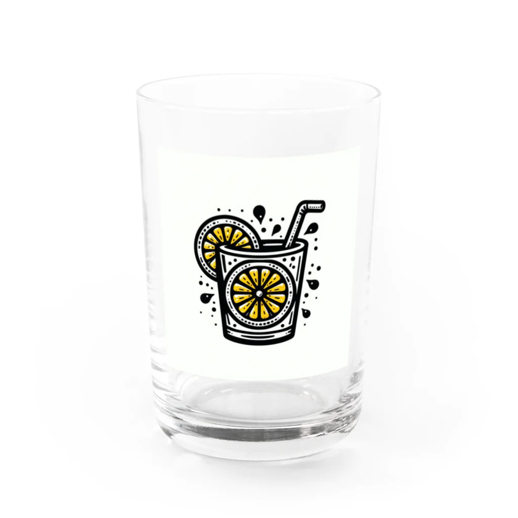 Cheeeeeeeersのlemoon Water Glass :front