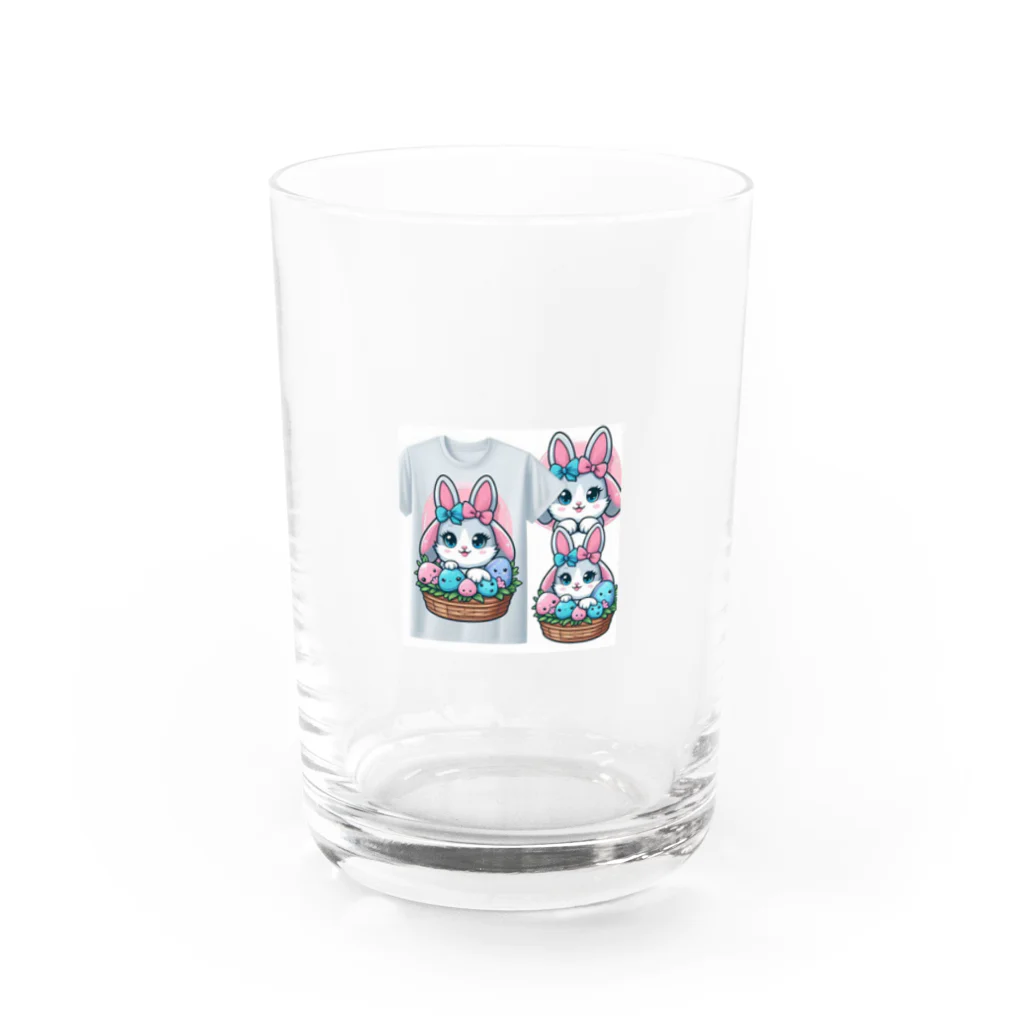 denyo dreamの快眠子ウサギ Water Glass :front