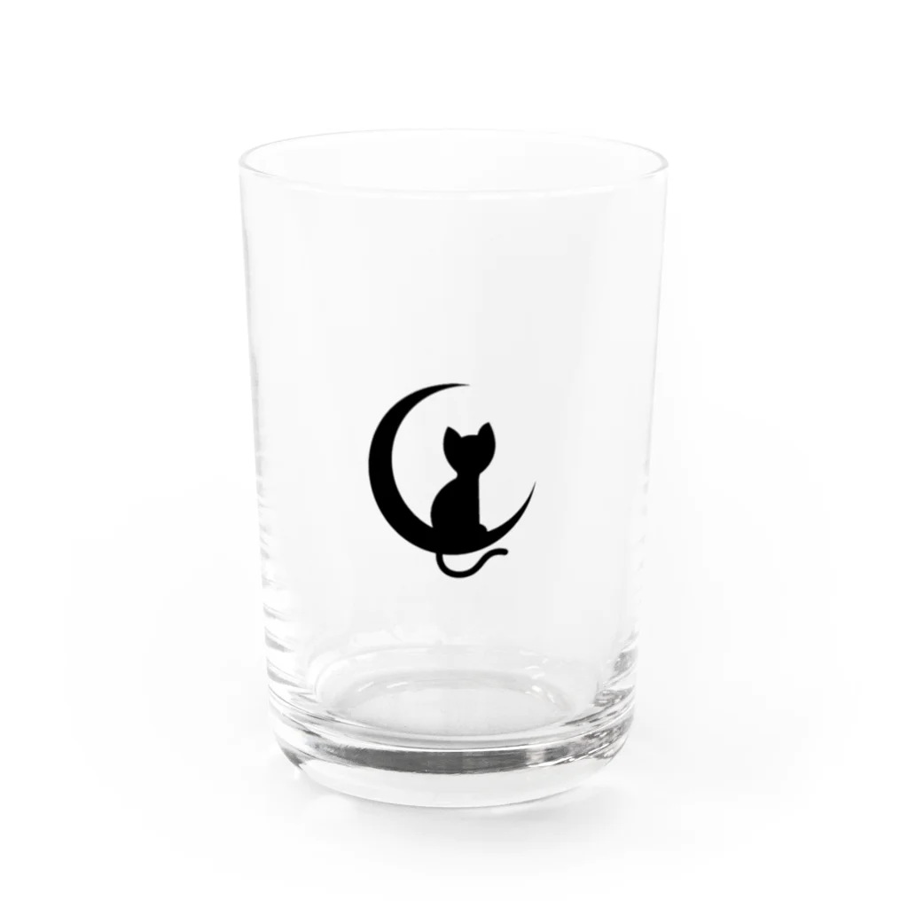 ばびろんショップの月猫 Water Glass :front