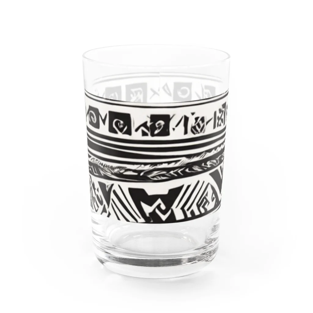 トライバルインクスのトライバルハーモニー Water Glass :front