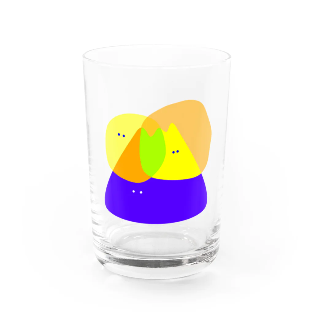 とうもろこし粉のあさからあさまで Water Glass :front