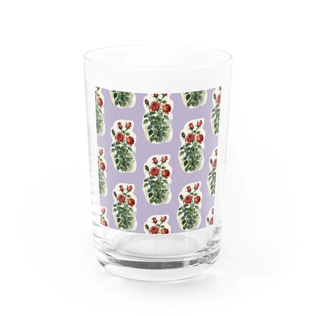 (っ◔◡◔)っ ♥ Le Petit Trésor ♥の𝕲𝖆𝖗𝖉𝖊𝖓 𝕽𝖔𝖘𝖊 Water Glass :front