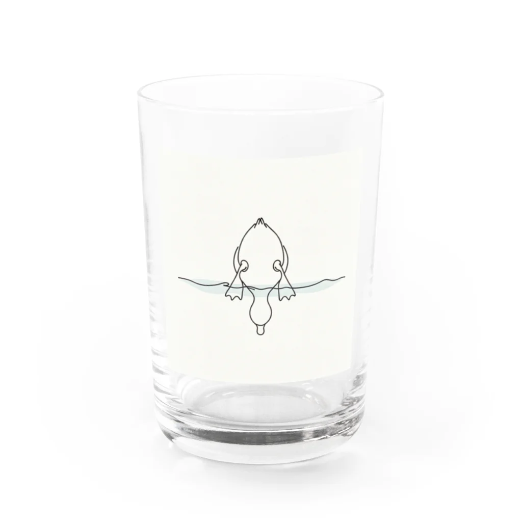sotoasobiのsotoasobi -diving duck- グラス前面