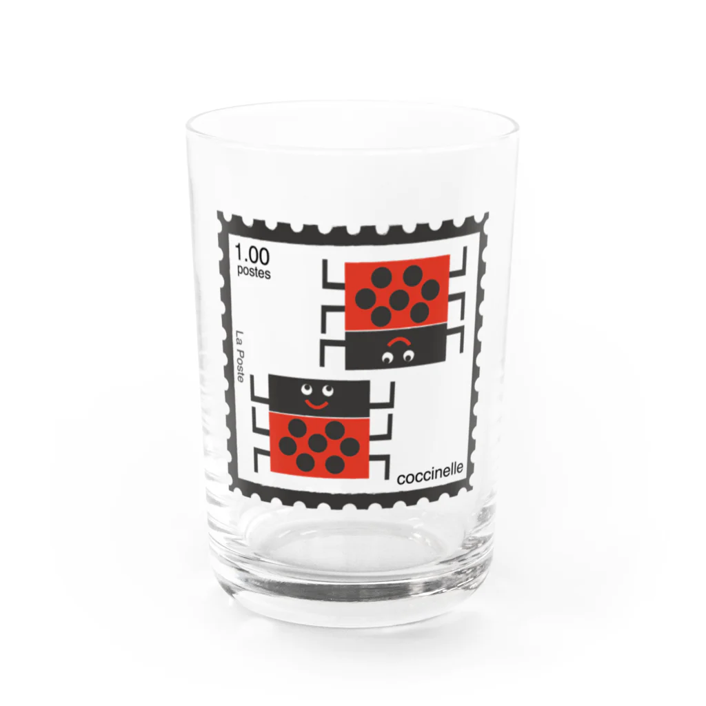 カレ　ミニョン　carre mignonのcoccinelle Water Glass :front