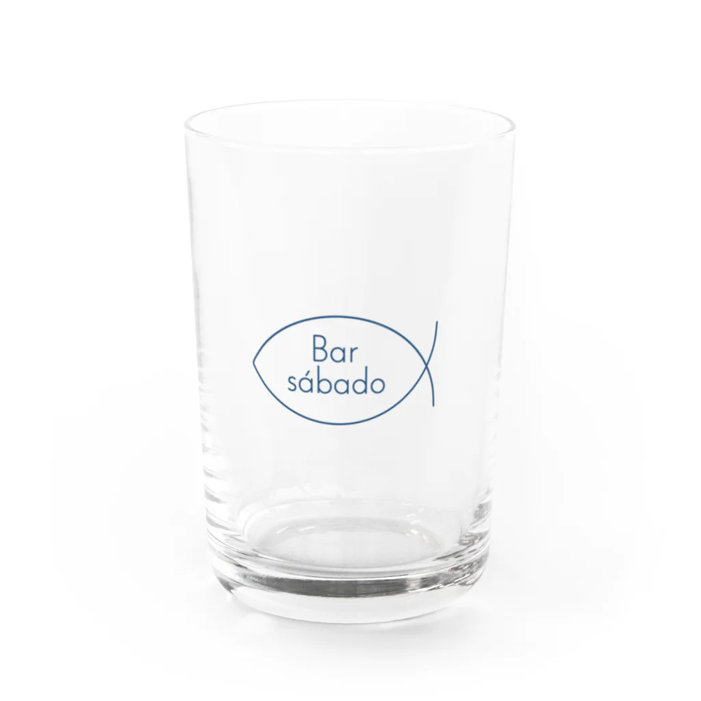 ちろろろろろんのbar sábado Water Glass :front