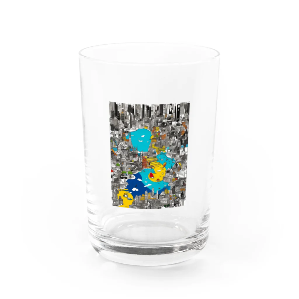 ○○の不思議のアートの不思議 Water Glass :front