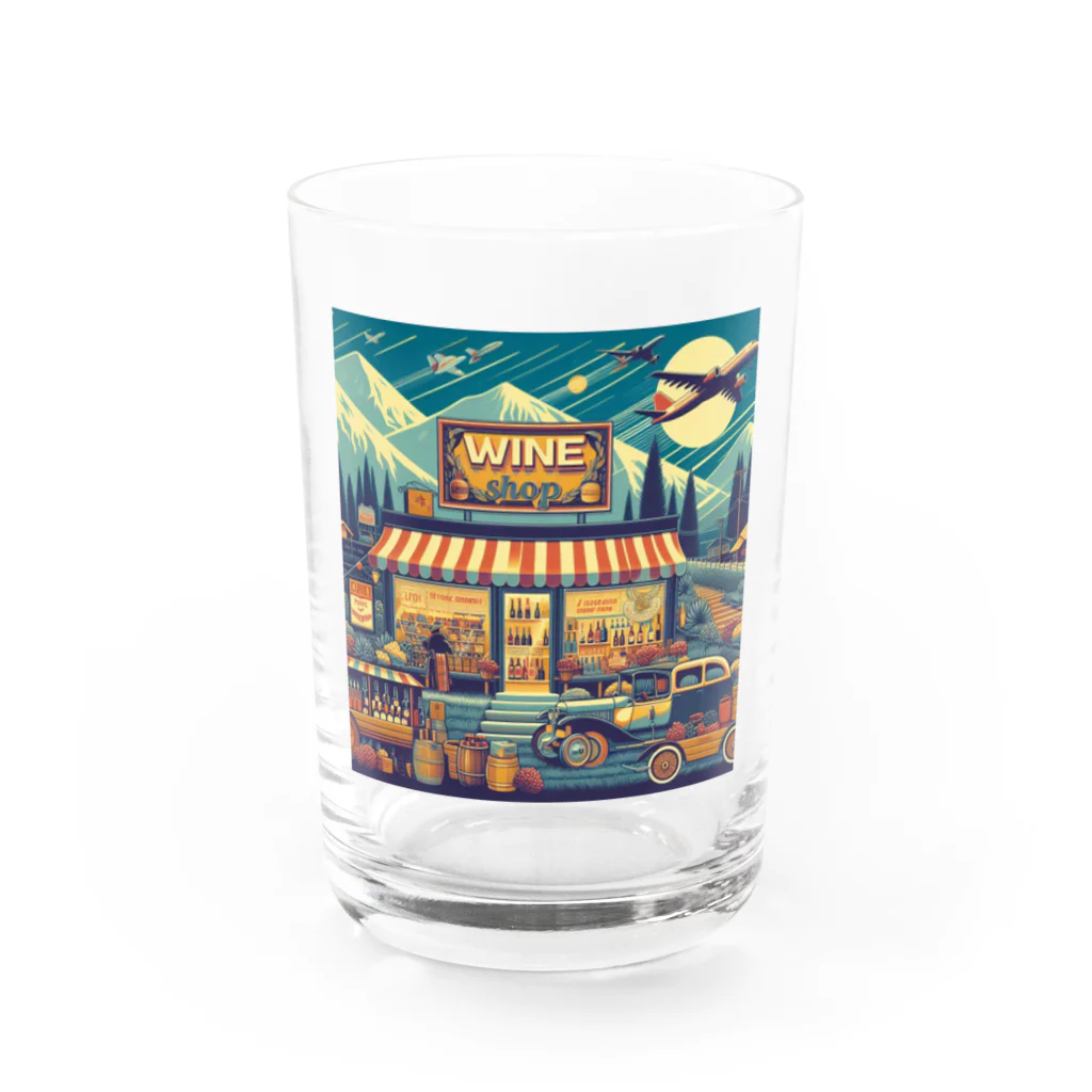 MOONY'S Wine ClosetのRetro Snow Mountain Wine Water Glass :front