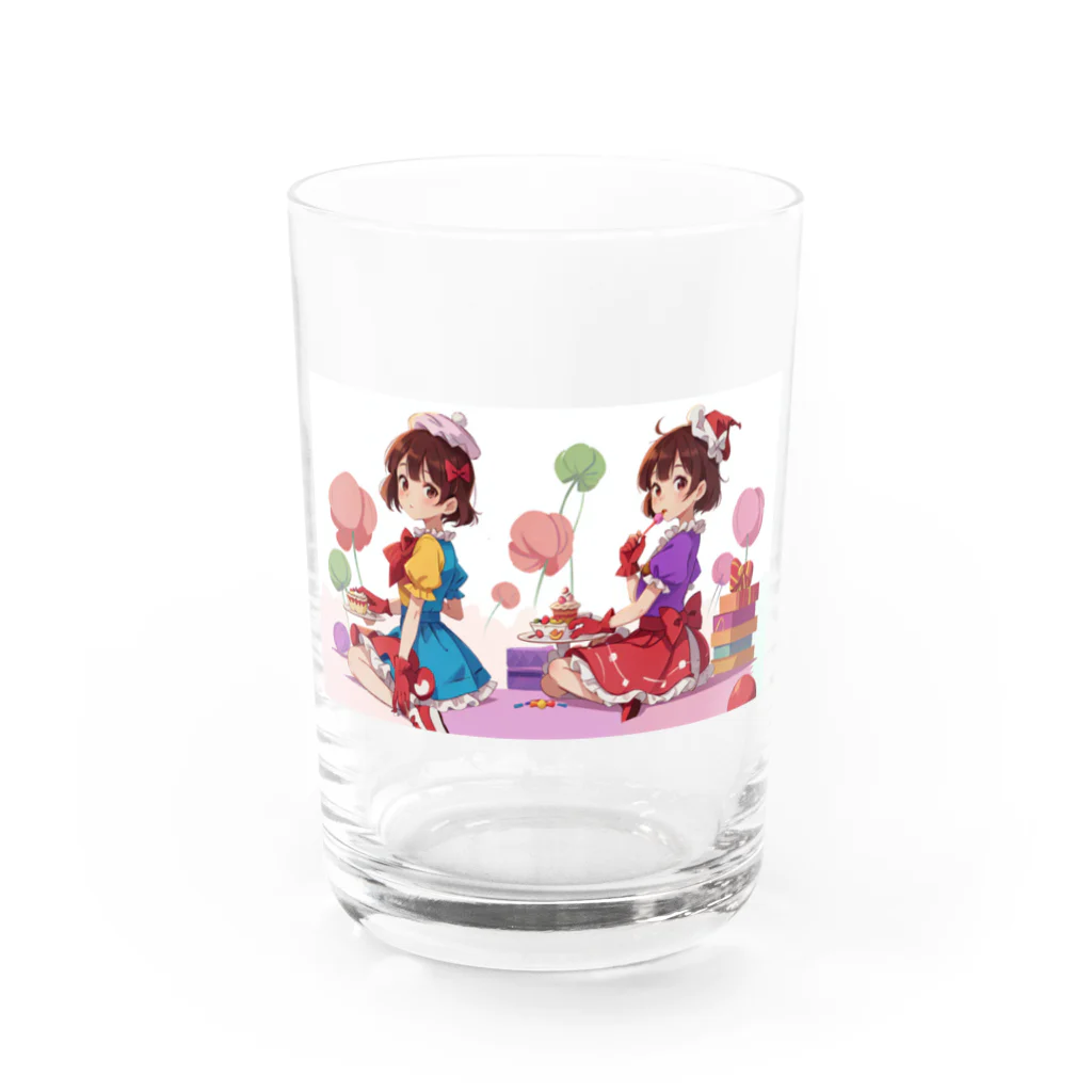 Maikaのかわいい美少女 Water Glass :front