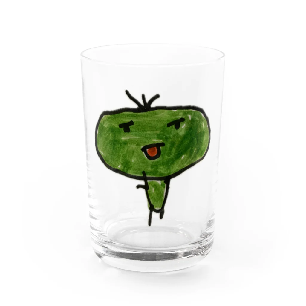 ココの謎の生物みちみ Water Glass :front