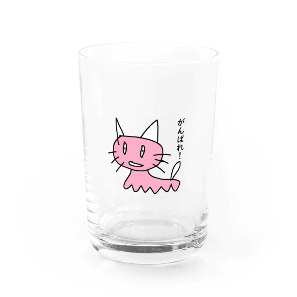 ぴりたぁのグッズ販売場のとてもかわいい猫 Water Glass :front