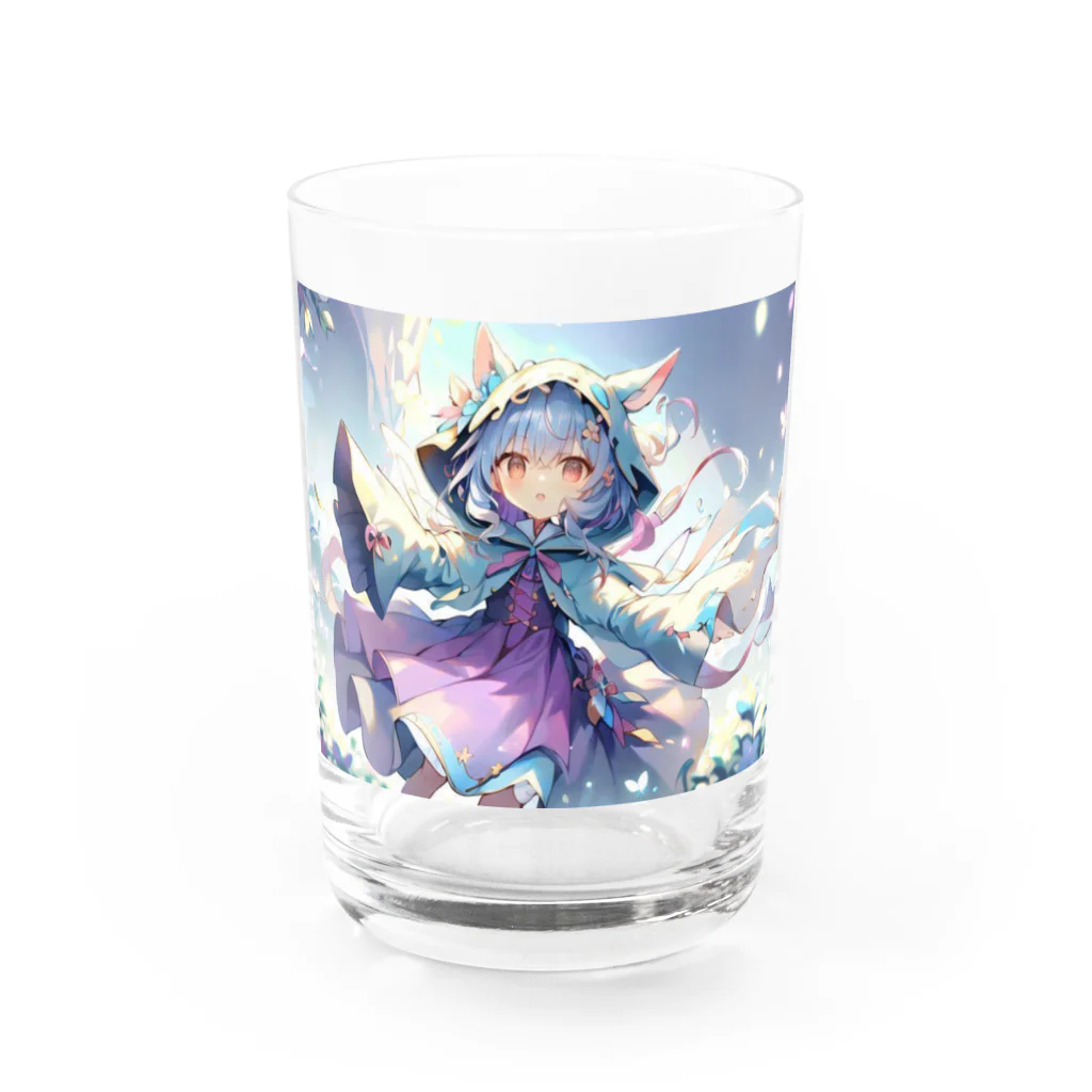 はるちゃん|AIイラスト垢のかわいいゴースト Water Glass :front