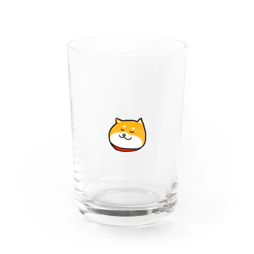 みーのまんぞく犬 Water Glass :front